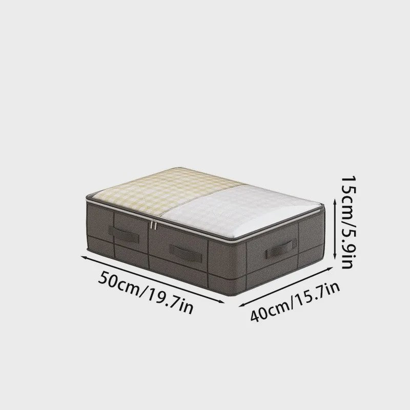 Opvouwbare Opbergbox Onder het Bed - Ruime Non-Woven Organizer voor Kleding & Dekens