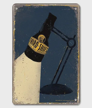Retro Metal Bier Merk Poster - Decoratie voor Man Cave, Bar & Club