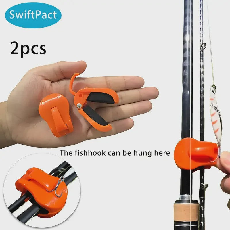 2x Hengelhouder Clip - Snel Bevestigen, Éénhandig Gebruik, Tool-Free