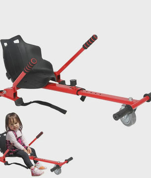 Hoverboard Zitje Gokart Accessoire - Verstelbaar Frame voor 6.5-10 Inch Scooters