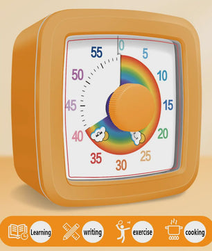 Visuele Timer 60 Minuten - Kinderen & Studenten - Zelfdiscipline & Tijdsmanagement