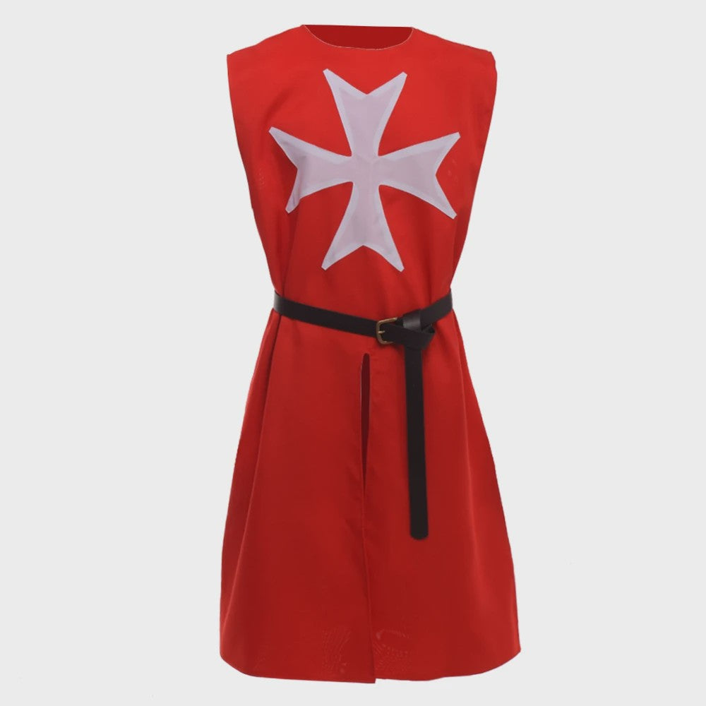 Middeleeuwse Tunic Kostuum voor Heren - Viking, Tempelier & Ridder Outfit