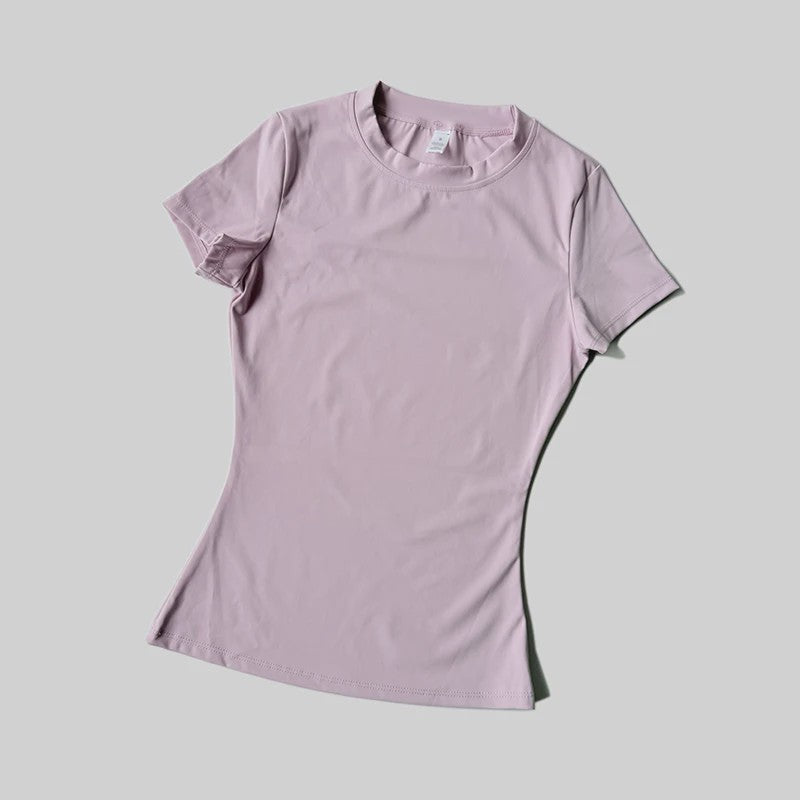 Seamless Sport Top Dames Korte Mouw - Yoga, Fitness & Running