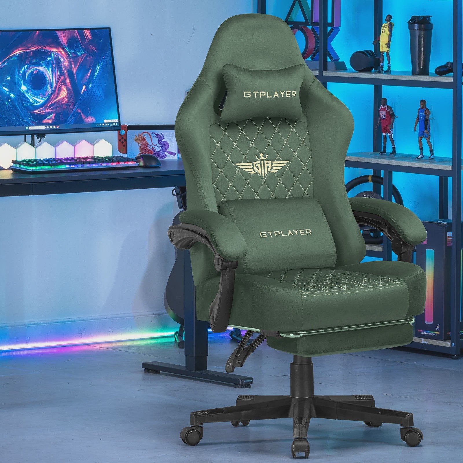 Ergonomische Gaming Chair van GTPLAYER - Verstelbaar, Draaibaar & Comfortabel