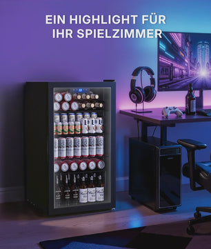 89L Drankenkoelkast met No Frost, Dubbel Glas & Omkeerde Deur - Energieklasse B