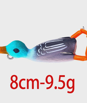 Realistische Eenden Vissen Lokaas - 8.5cm, 12g - Perfect voor Baars, Karper & Snoek