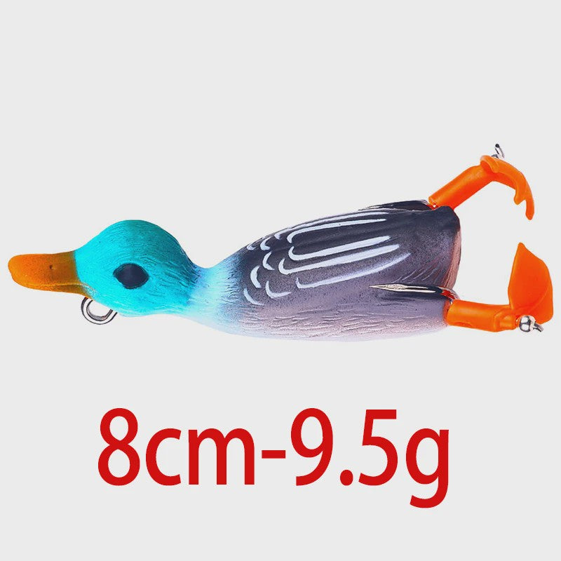 Realistische Eenden Vissen Lokaas - 8.5cm, 12g - Perfect voor Baars, Karper & Snoek