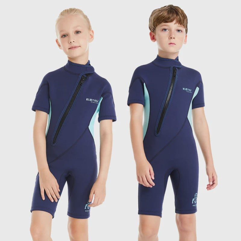 2mm Kinder Wetsuit Shorty voor Jongens & Meisjes - Neopreen Zwempak voor Strand & Watersport