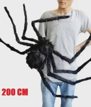 Enorme Pluche Spin Halloween Decoratie - 30cm tot 200cm
