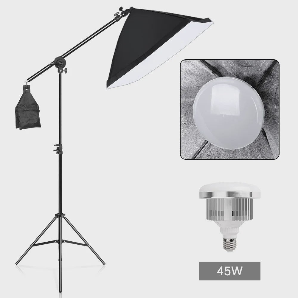 Professionele Softbox Verlichting Set 50x70cm voor Fotografie & Video (LED Bi-Color)