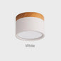 Nordic Hout LED Plafondspot - Dimbare Modern Design Verlichting