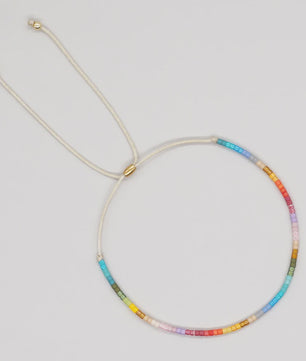Zomerse Miyuki Kralen Armband - Turquoise & Blauw - Boho & Etnisch