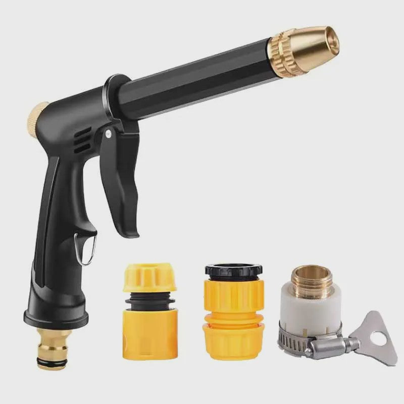 Krachtige Hogedruk Waterspuitpistool - 10M Slang, Verstelbare Nozzle voor Auto Wassen & Tuinieren