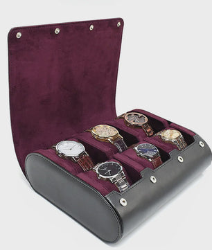 Luxe Horloge Reiskoffer Organizer - 6 Vakken - Voor Heren & Dames