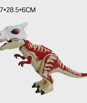Grote Bouwblok Dinosaurus Speelgoed - Indominus Rex & Tyrannosaurus Rex Modellen