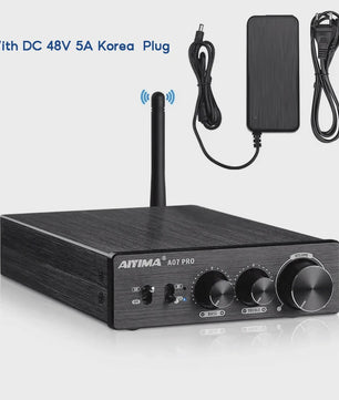 AIYIMA A07 PRO Bluetooth 5.2 Versterker TPA3255 - 2x 300W Stereo Digitale Audio Versterker met RCA & APT-X HD