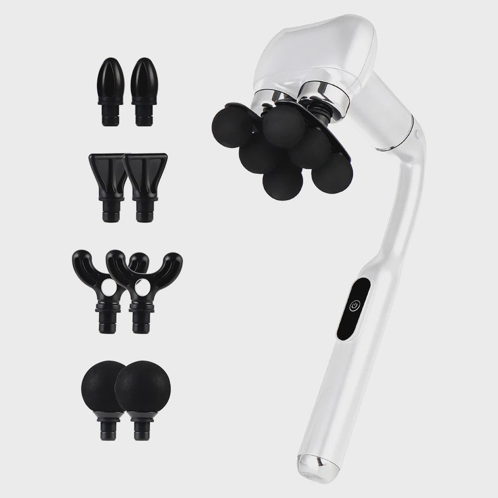 Professionele Massage Gun met 6 Koppen: Diepe Weefsel Vibratiemassage voor Herstel