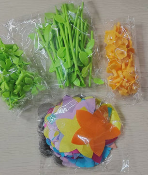 DIY Bloemen Knutselset met Embossing Machine - Interactief Speelgoed voor Kinderen