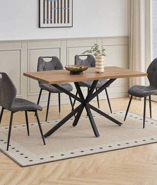 Set Eetkamerstoelen Nordic Stijl - Comfortabel Velvet met Metalen Poten (Per 2, 4 of 6)