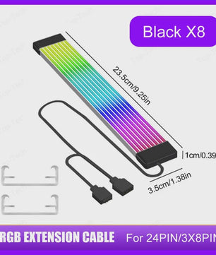 ARGB PC Kabel Verlenging - 5V 3-Pin Synchronisatie voor Moederbord & Videokaart