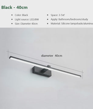 Moderne LED Wandlamp Badkamer - Stijlvol Aluminium met 3 Kleuren Licht