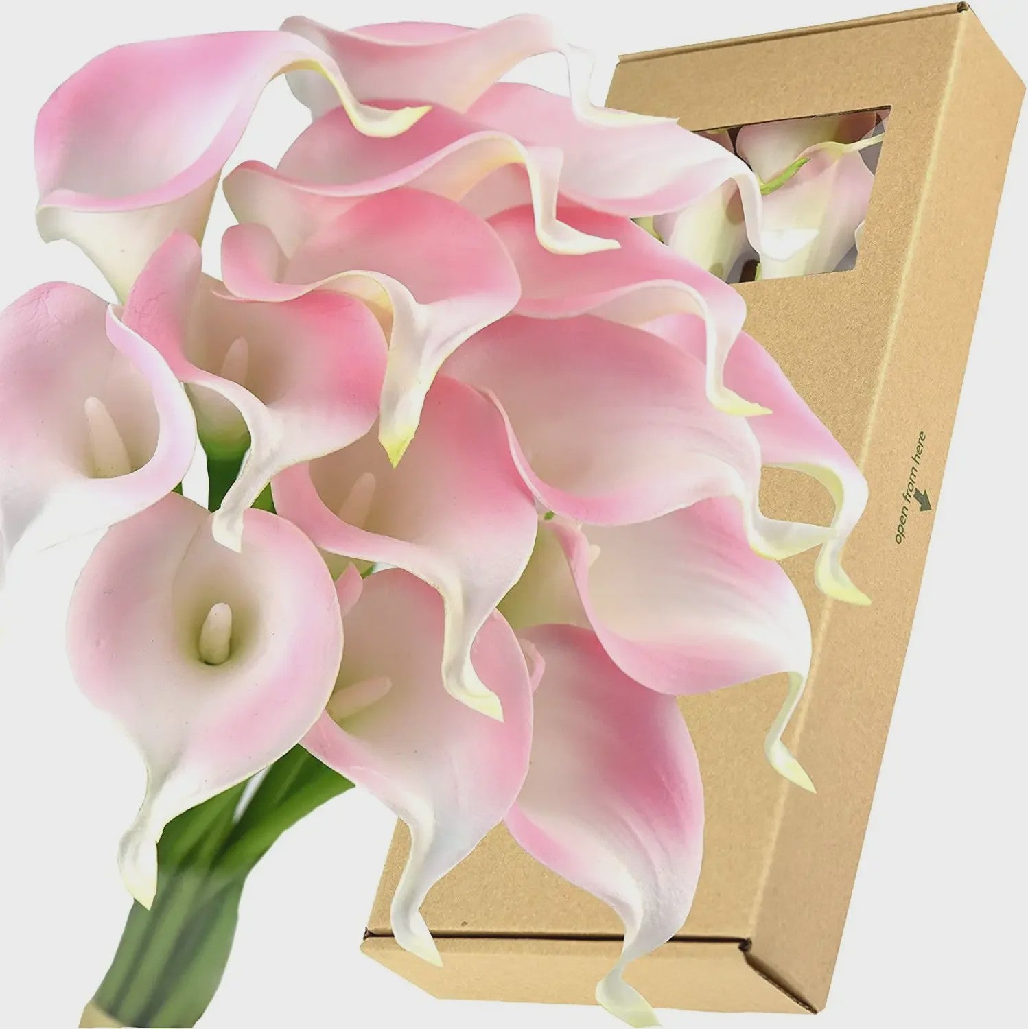 Real Touch Kunst Calla Lelies - Bruidsboeket & Bloemstukken (15 stuks)
