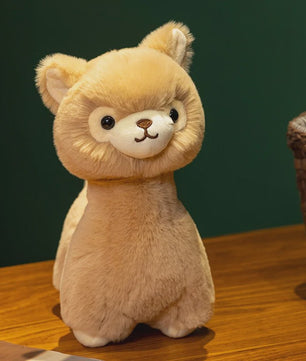Kawaii Alpaca Pluche Knuffel - Zachte Llama Pluche Dier Speelgoed Pop als Kussen, Cadeau en Kamerdecoratie