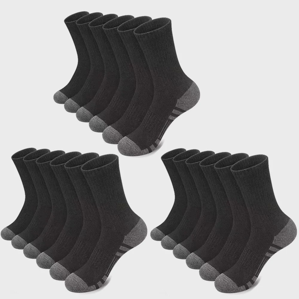 Heren Sportsokken (10/30 paar) - Ademend, Zweetabsorberend & Comfortabel voor Zomer & Sport