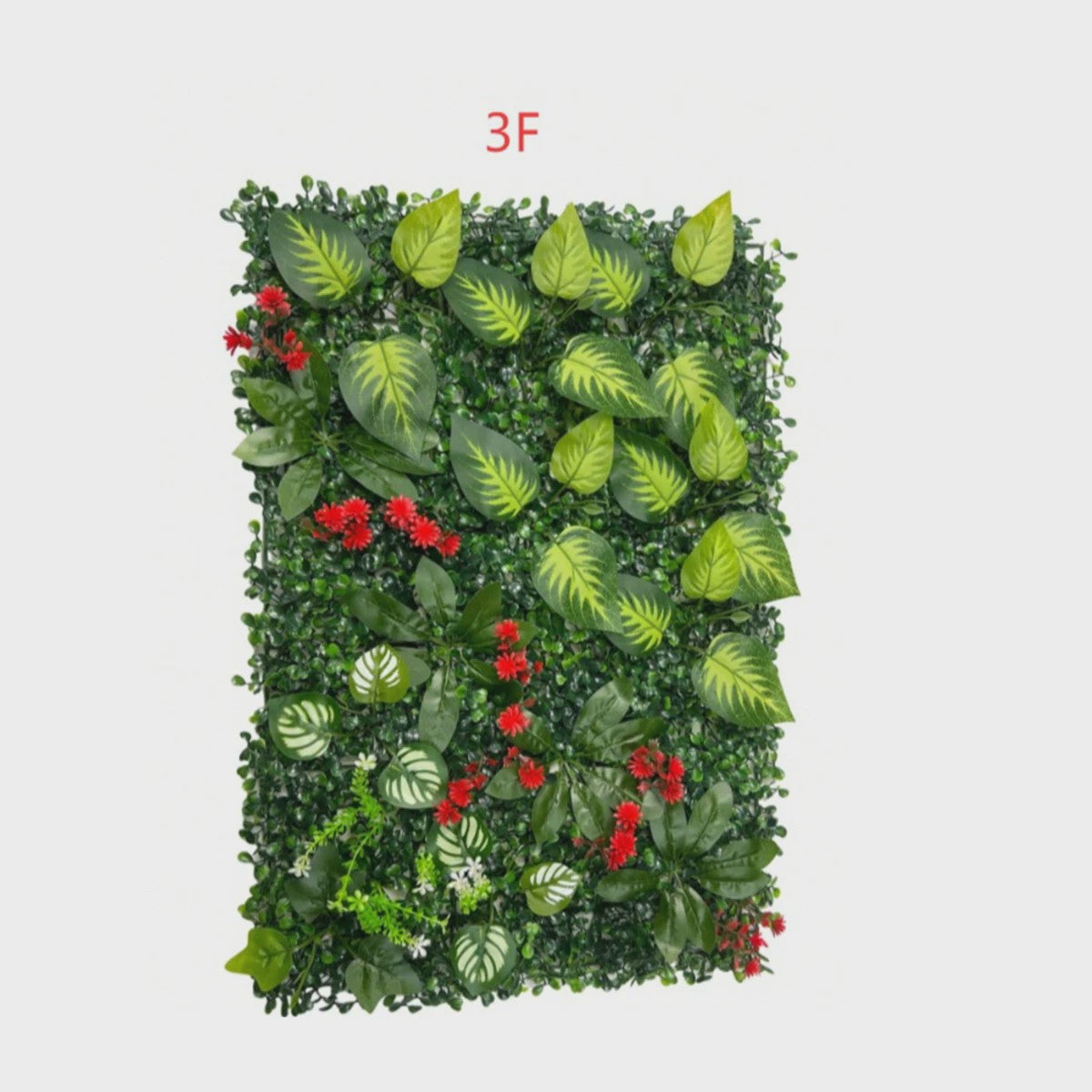 Kunsthagen Groenwand Paneel - Faux Jungle Decoratie voor Tuin, Balkon & Feesten (40x60cm)