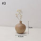 Houten Vaas Japandi Stijl - Decoratieve Vaas voor Bloemen & Interieur