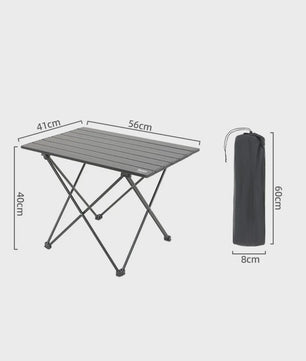 Tarka Opvouwbare Campingtafel - Lichtgewicht Aluminium Tafel voor Buiten, BBQ & Picknick