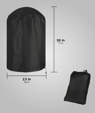 Waterdichte Grillhoes Zwart - Heavy Duty BBQ Cover voor Diverse Maten