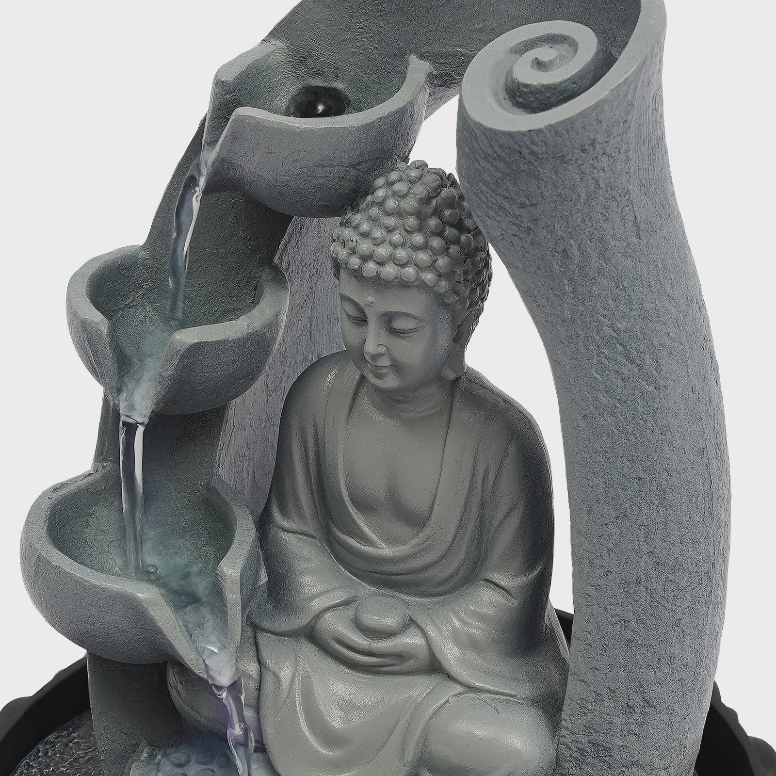 Zen Boeddha Tafelwaterpartij met Fontein - Meditatieve Decoratie voor Huis & Kantoor