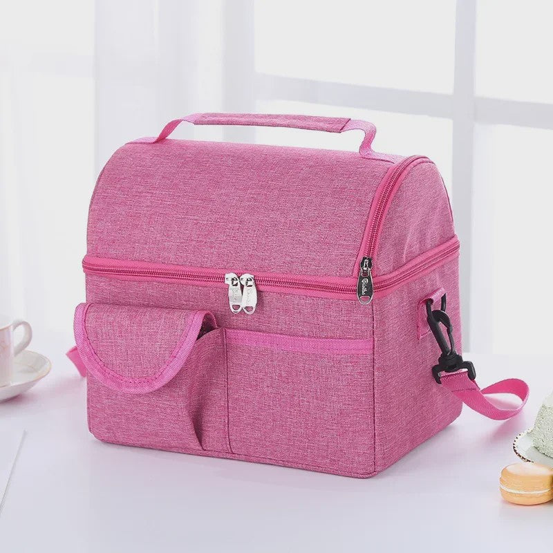 Herbruikbare Geïsoleerde Lunchtas - Thermisch, Waterdicht & 8L Capaciteit voor Mannen en Vrouwen