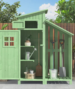 Houten Tuinkast - Duurzaam & Waterdicht - Ideaal voor Tuin, Terras en Balkon