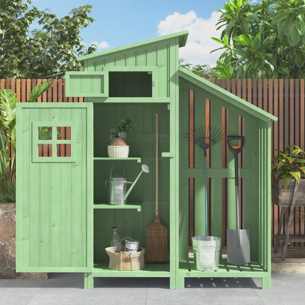 Houten Tuinkast - Duurzaam & Waterdicht - Ideaal voor Tuin, Terras en Balkon