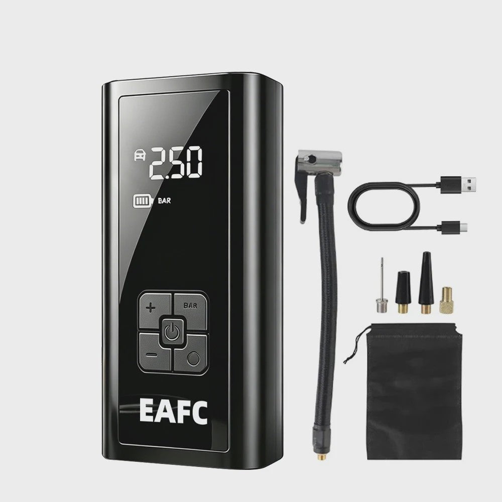 Draadloze Digitale Bandenpomp 4000mAh - Auto, Motor, Fiets & Ballen - Met LED & SOS Functie