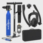 Draagbare Mini Duiktank met Full Face Snorkelmasker - 0.5L