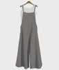 Dames Jumpsuit Zomer Mouwloos Katoen Linnen met Wijde Pijpen - Casual en Comfortabel