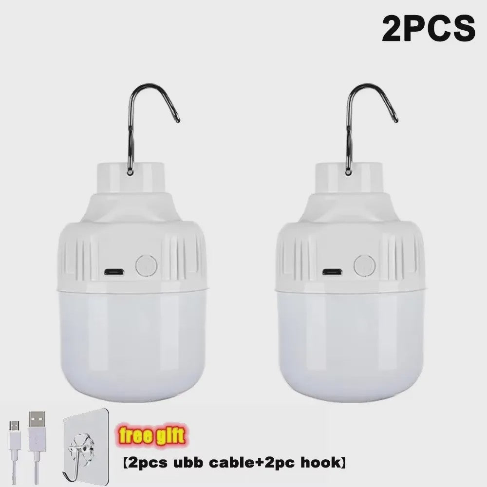 Draagbare LED Camping Lantaarn met Haak & Magneet - Noodverlichting & Powerbank