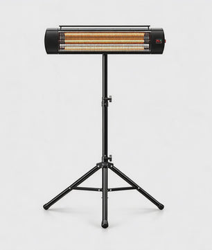 2000W Carbon Fiber Terrasverwarmer - Waterdicht (IP65), Wandmontage & Staand, Afstandsbediening