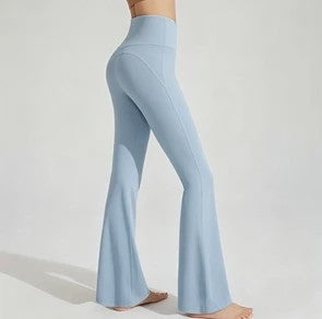 Naked Hoge Taille Bell Bottom Broek - Taille Corrigerend & Heupliftend voor Yoga & Fitness