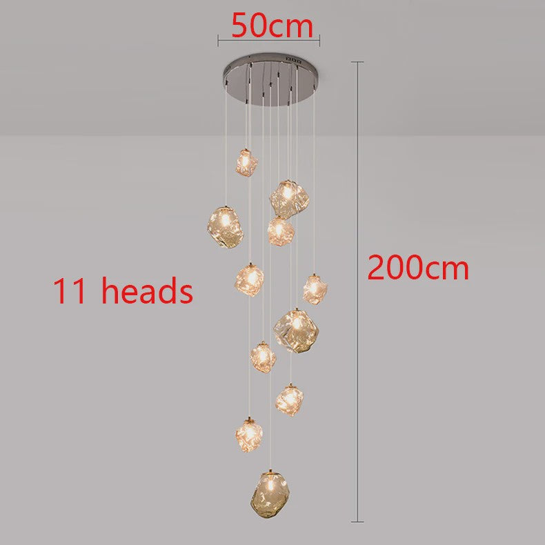 Moderne LED Hanglamp - Stijlvolle Plafondlamp voor Woonkamer & Trappenhuis