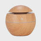 Mini USB Luchtbevochtiger & Aroma Diffuser met Houtnerf Design