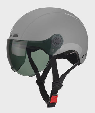 PEMILA Fietshelm Volwassenen met Vizier, Oorbescherming & Reflectie - Veilig & Comfortabel