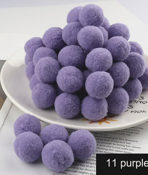 Mix van Zachte Pompoms (8-30mm) voor Knutselen, Decoratie & Speelgoed
