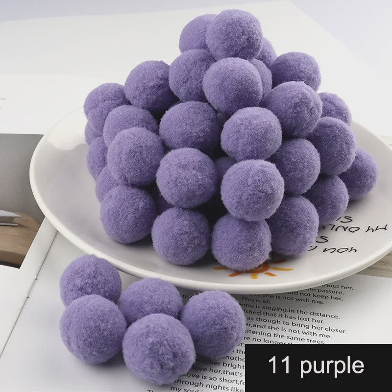 Mix van Zachte Pompoms (8-30mm) voor Knutselen, Decoratie & Speelgoed