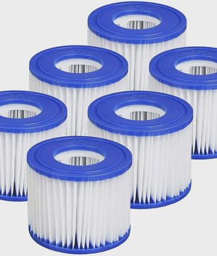 6x Spa Filter Cartridge voor Lay-Z-Spa Hot Tub - Zwembad Reiniging