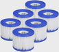 6x Spa Filter Cartridge voor Lay-Z-Spa Hot Tub - Zwembad Reiniging