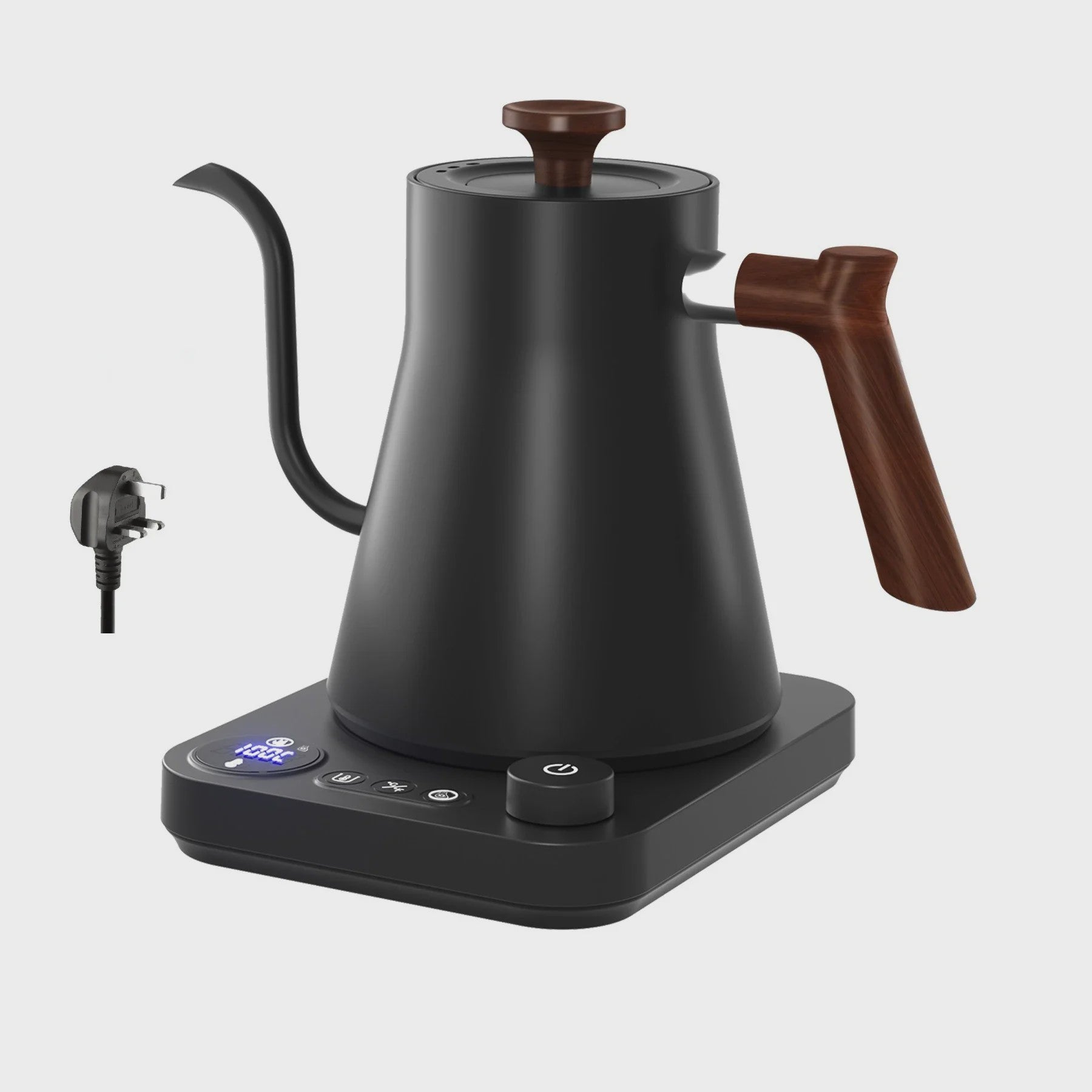 Elektrische Gooseneck Waterkoker 900ML met Temperatuurregeling - Snel Verwarmen